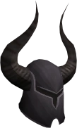 Black full helm chathead