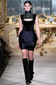 Aquilano.Rimondi Fall 2012 Navy dress with cutout
