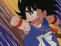 Goku attacking Yamcha