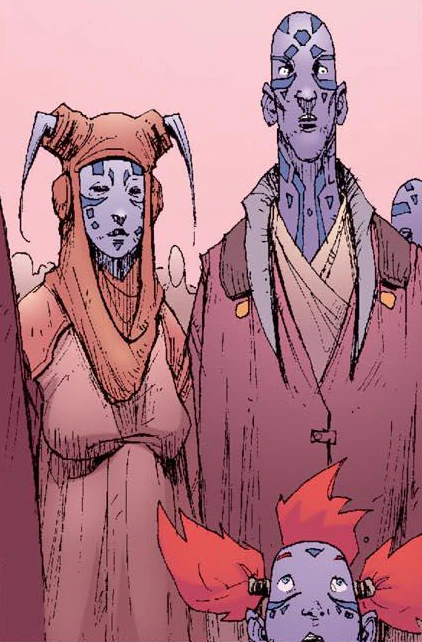 Purple humanoid TSitS