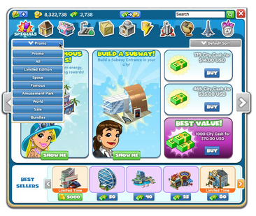 Build-Menue