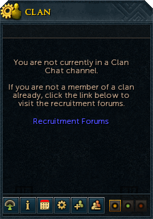 Clan Chat Menu