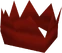 Red partyhat detail