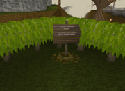 Scruffy's grave