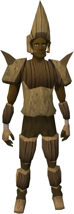 Splitbark armour equipped