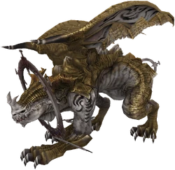 XII lindwyrm render