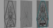 Ben Sprout wireframe render norion control tower elevator blast shield