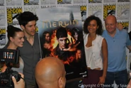 Merlin Cast and Crew Comic Con 2012-6