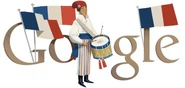 Google Bastille Day 2012