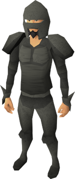 Rock-shell armour equipped