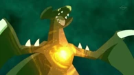 EP615 Garchomp generando Cometa Draco