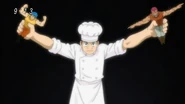 Komatsu using Toriko and Zebra as cooking utensils