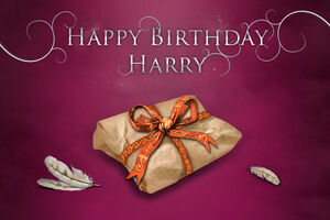 Happy Birthday Harry