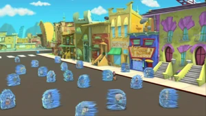 Frozen civillians