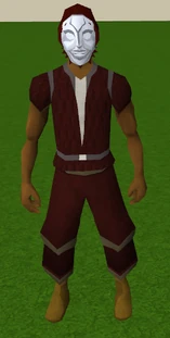 Sock mask equipped