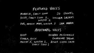 Fancy Restaurant Credits