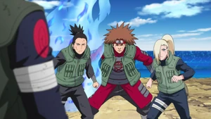 Ino Shika Cho vs. Asuma
