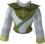 Third-age druidic robe top detail