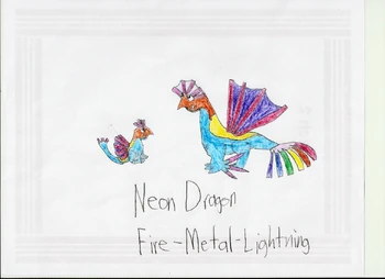Neon dragon