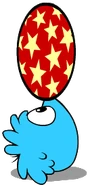 Blue Puffle playing