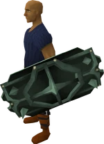 Adamant spikeshield equipped