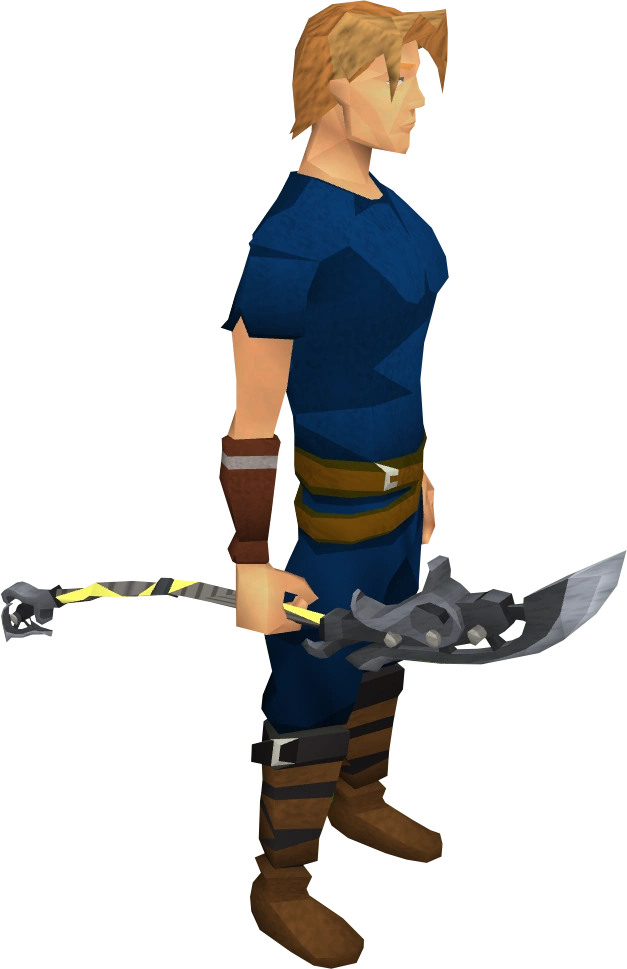 Blisterwood polearm equipped