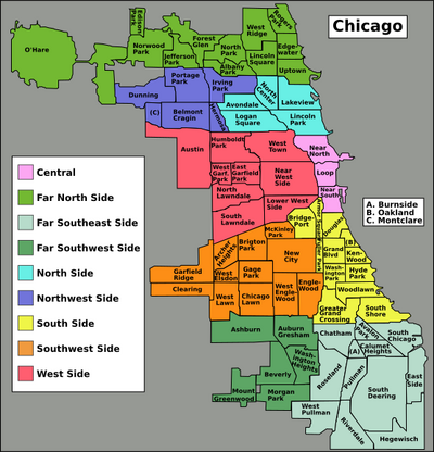Community areas of Chicago