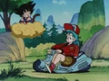 Bulma breaks oolong as a bike
