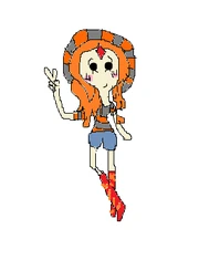 Blushing flame princess 1