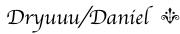 Daniel's signing