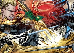 Aquaman vs Manta comics