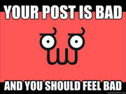 Your post