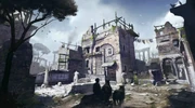 Rome's Antique District concept art