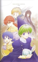 Merric, Rickard, Julian, Ogma, and Navarre (Memorial Book Archanea Chronicle)