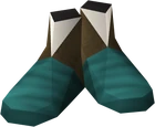 Ancient ceremonial boots detail