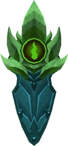 Guthix kiteshield detail