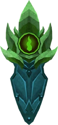 Guthix kiteshield detail