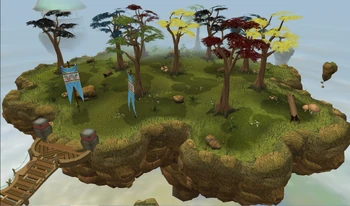 Resource race woodcutting