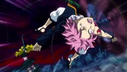 Natsu beaten by Imitatia