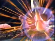Mew usando mega puño