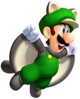 Squirrel Luigi SMWU