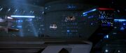 Transfershuttle im Raumdock