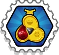 Fire Ninja stamp