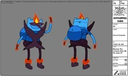 Modelsheet finnincostume