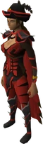 Dragon ceremonial set equipped