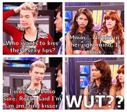 Shake it up rocky and gunther kiss not mine
