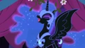 Nightmare Moon laughs after Rainbow Dash tries to charge at her S1E01.png