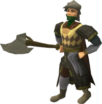 Mercenary axeman