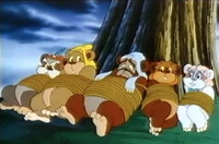 Tied up Ewoks