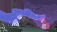 Nightmare Moon mist at the cliff bottom S1E02